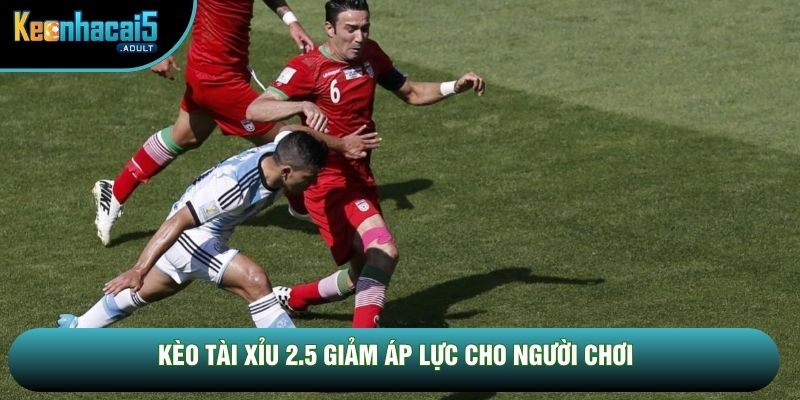 Kèo tài xỉu 2.5 giảm áp lực cho người chơi Kèo tài xỉu 2.5 giảm áp lực cho người chơi
